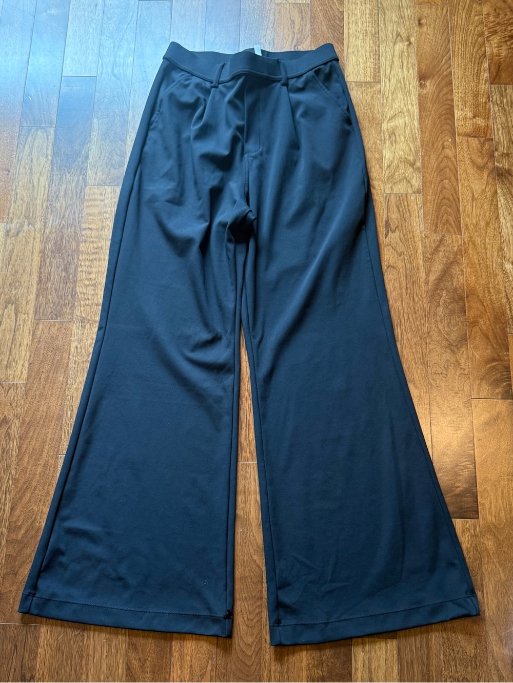 NEW HALARA Wide Leg Black Dress Pants